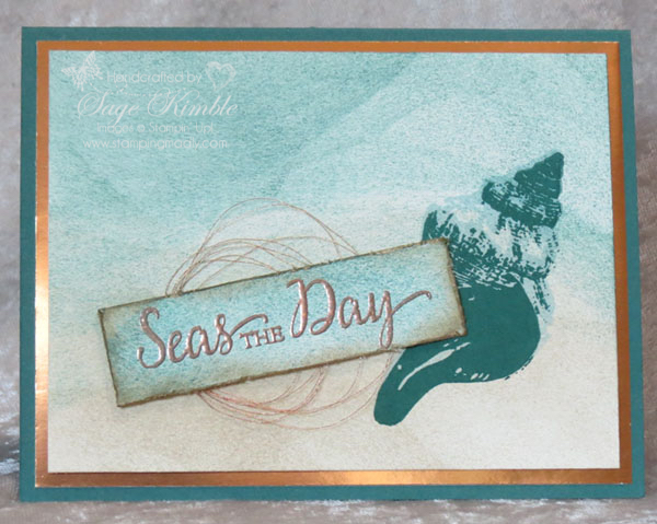 Seas the Day with So Many Shells for Handmade Cards | Stamping Madly
